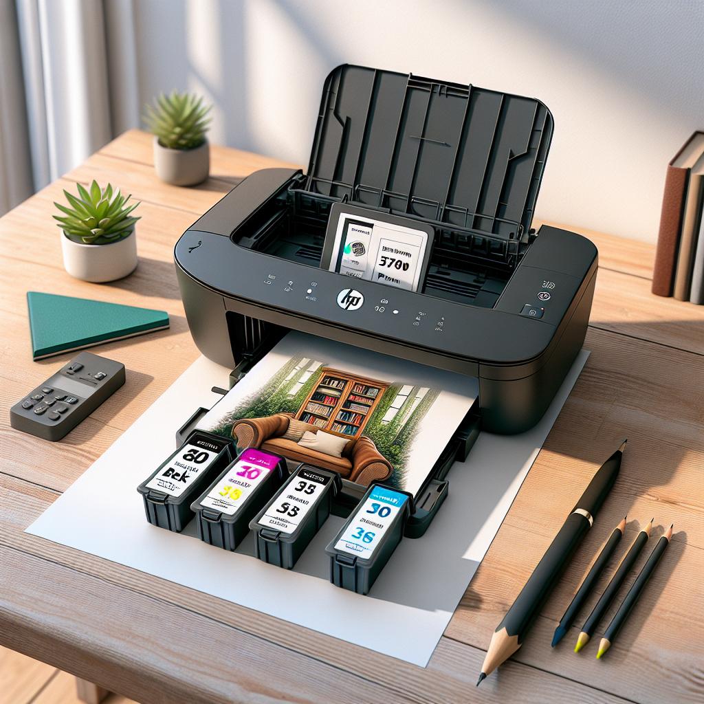 hp deskjet 3700 tusz
