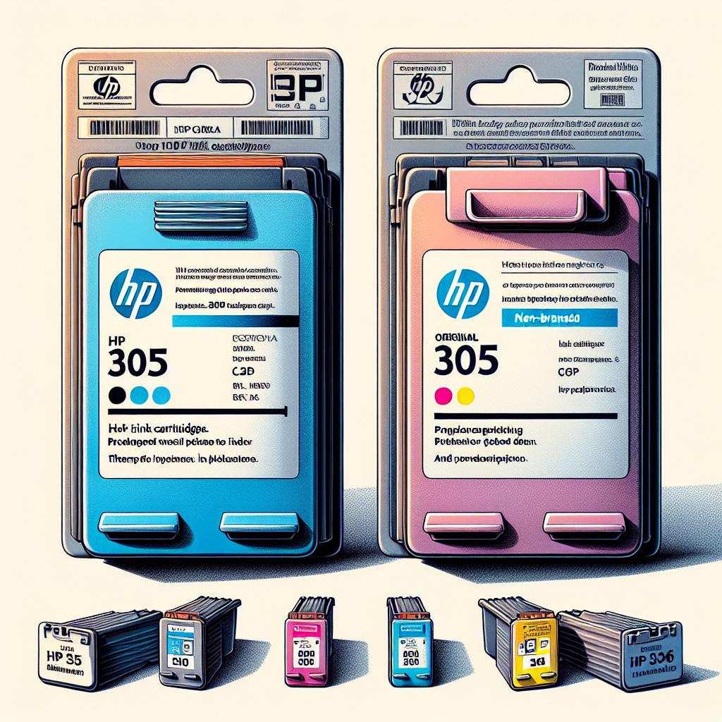 Porównanie Tuszów HP 305: Zamienniki Versus Oryginalne