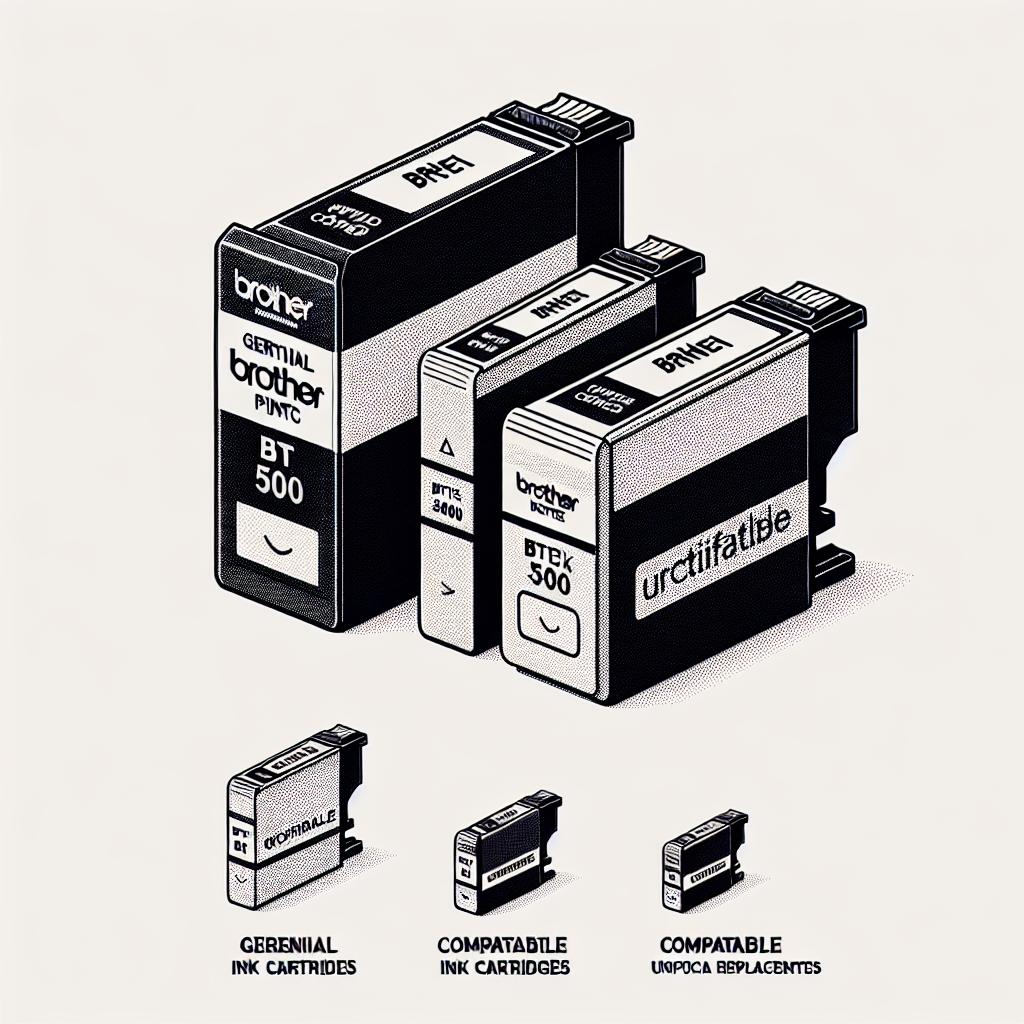 Tusze Brother BT-5000 - zamienniki i oryginalne: Porównanie i analiza
